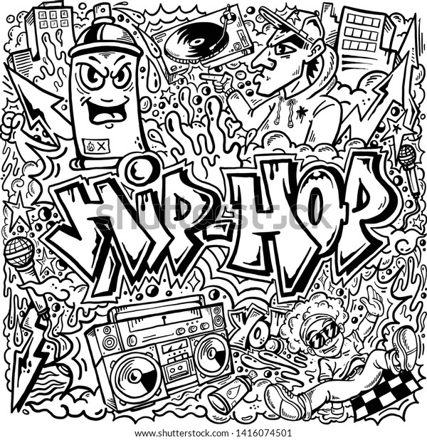 Hip Hop Drawings