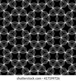 Vector hipster abstract geometry pattern grid, black and white seamless geometric background, subtle pillow and bad sheet print, creative art deco, simple texture, modern fashion design