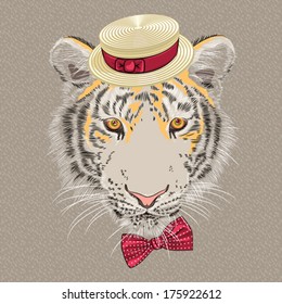 Tiger Hipster Images Stock Photos Vectors Shutterstock