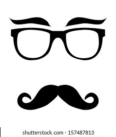 Vector hipster elements.