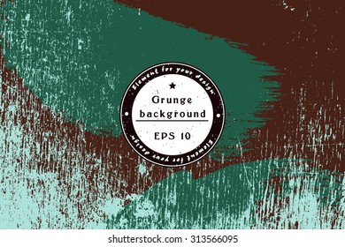 Vector hipster grunge texture. Template Shabby background for your design. Cracked Texture. Distress Texture. Dirt Texture. Overlay Texture. Place for text