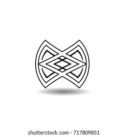Vector Hipster Hexagon Background . poster with different elements. Abstract Geometrical Poster. Modern Design Template with geometric shapes in various forms.illustration.
