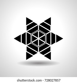 Vector Hipster Hexagon Background . poster with different elements. Abstract Geometrical Poster. Modern Design Template with geometric shapes in various forms.illustration.
