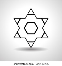 Vector Hipster Hexagon Background . poster with different elements. Abstract Geometrical Poster. Modern Design Template with geometric shapes in various forms.illustration.