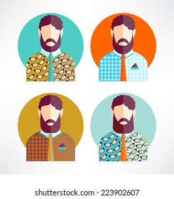 Vector Hipster Icon