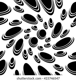 Vector hipster seamless geometry pattern, black and white abstract geometric background, subtle pillow print, monochrome retro texture, modern fashion design