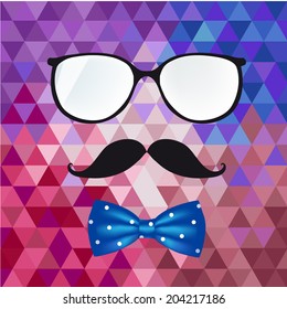 vector hipster style elements