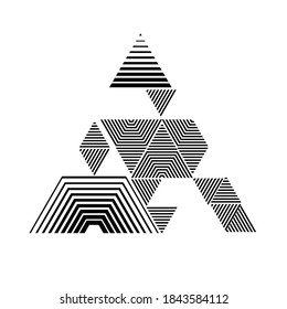 Vektor Hipster Triangle Hintergrund. Muster . Abstrakte moderne Geometrische Design Vorlage .Winkelformen.