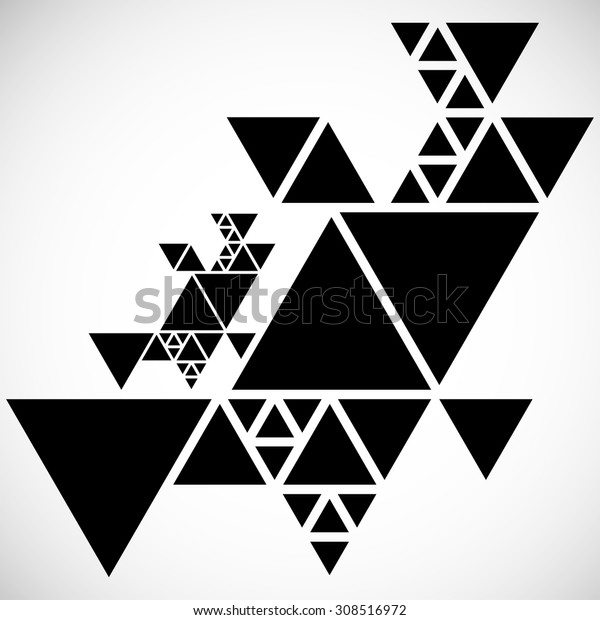 Vektor Hipster Triangle Hintergrund Muster Stock Vektorgrafik Lizenzfrei