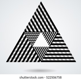 Vector Hipster Triangle Background . poster with different elements. Abstract Geometrical Poster. Modern Design Template with geometric shapes in various forms.illustration.