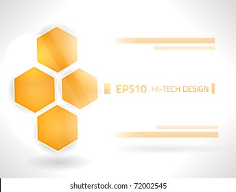 Diseño de alta tecnología vectorial contra fondo blanco