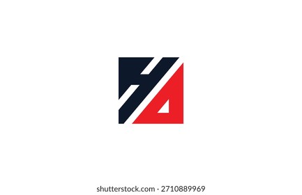 Vector HO Logo, Letter HO, OH Buchstaben Logo Design. Anfangsbuchstabe OH Großbuchstabe Monogramm Logo.