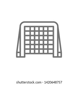 Vector hockey gates line icon.