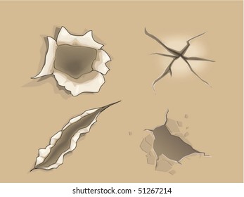 vector holes set