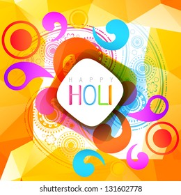 vector holi background design illustration