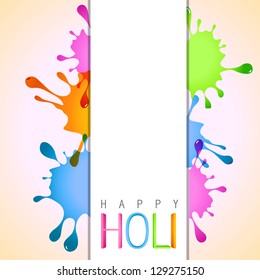 diseño de salpicaduras de color de holi vectorial