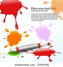 vector holi splashes vector background