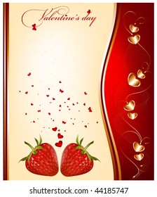 Vector holiday background. Valentine's day.