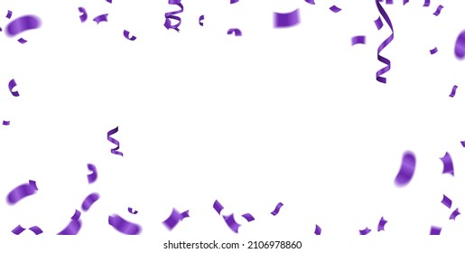 Vector holiday festive celebration background with confetti variety of colors