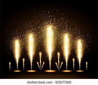 Vector holiday firework