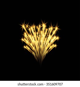 Vector holiday firework
