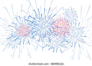Vector holiday firework