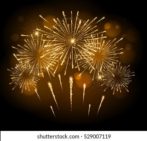 Vector holiday firework