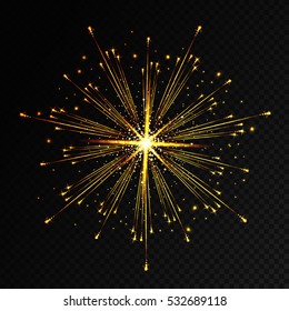 Vector holiday firework
