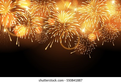Vector holiday firework. Independence day