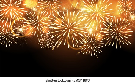 Vector holiday firework. Independence day