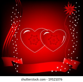 Vector Holiday Greeting Card