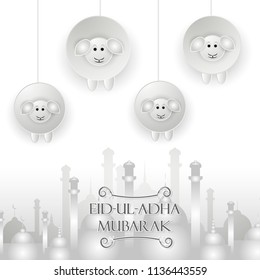 vector holiday illustration Eid Al Adha