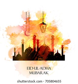 vector holiday illustration Eid Al Adha 