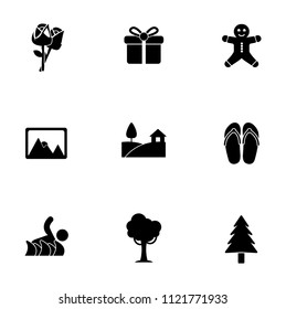 Vector Holiday Illustrations - Summer And Winter Vacation Sign Symbols, Tourism Travel Icons.