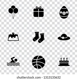 Vector Holiday Illustrations - Summer And Winter Vacation Sign Symbols, Tourism Travel Icons.