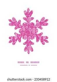 Vector holiday lanterns line art Christmas snowflake silhouette pattern frame card template