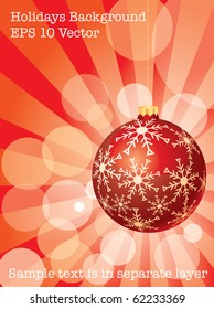 vector holidays background, eps 10 file, fully editable