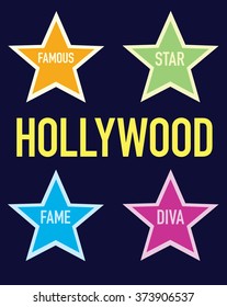 Vector Hollywood Star Set