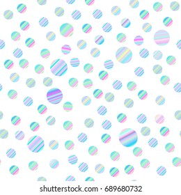 Vector holographic effect seamless pattern gradient set. Foil texture modern style neon fashion minimal collection. Poster bright shining liquid surface template flow design. Abstract art background