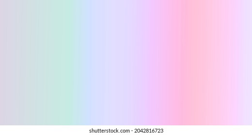 Vector holographic foil. Iridescent abstract gradient background. Rainbow texture in soft pastel colors. 

