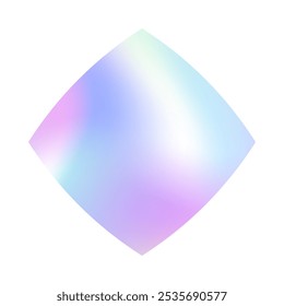 Vector holographic sticker in 90s style.Isolated shiny chrome shape.Modern iridescent foil icon or symbol in y2k aesthetic.Trendy emblem for banners,social media marketing,branding,packaging,offers