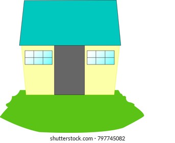 Vector home cartoon