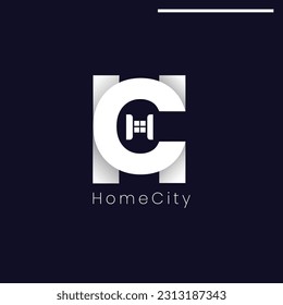 Diseño del logo de la ciudad de origen vectorial.
diseño de logotipo moderno.