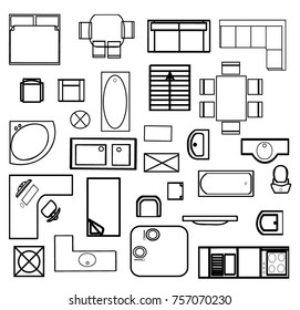 Vector Home Design Elements Stock Vector (Royalty Free) 757070230 ...