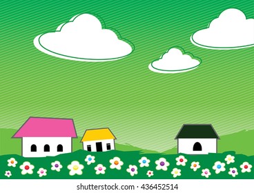 Vector of home design,Abstract vector home