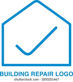 Vector home draw design use for logo, Vector logo 
outline can be edited and modify again. Home illustration. Outline Style
