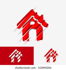 vector home icon design element.