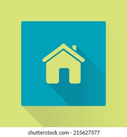 Vector Home Icon in flat style