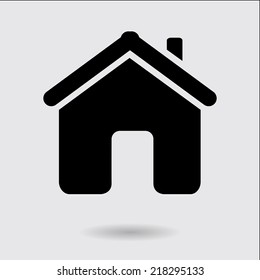 Vector Home Icon in flat style