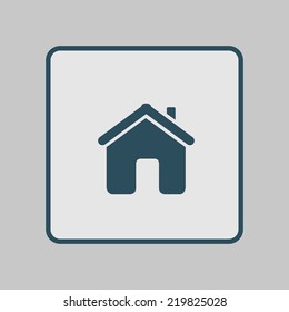 Vector Home Icon in flat style